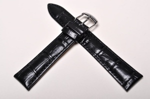 Pasek Stailer Chrono 3341, Skórzany, Czarny, 19mm