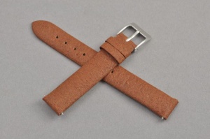 Pasek Vegan, Pinatex, Brązowy, 14mm