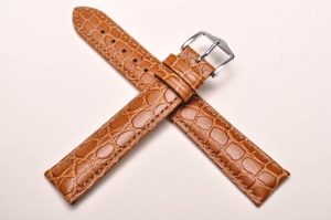 Pasek Hirsch Aristocrat, Skórzany, Brązowy 18mm