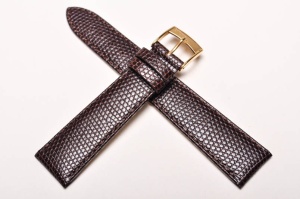 Pasek Bros 8917, Skóra naturalna, Ciemny brąz, 20mm