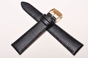 Pasek Bros 8917, Skóra naturalna, Czarny, 20mm