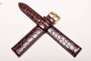 Pasek Bros 8473, Skóra naturalna, Brązowy, 13mm