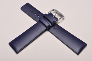 Pasek do zegarka Hirsch Pure, Kauczuk, Granatowy, 22mm
