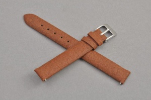 Pasek Vegan, Pinatex, Brązowy, 12mm