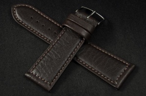 Pasek Morellato Panamera, Skórzany, Ciemny brąz, 26mm