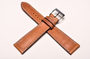 Pasek Fluco Dublin 141M, Vintage, Skórzany, Brązowy, 19mm