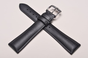 Pasek do zegarka Hirsch Urbane, Kauczuk, Czarny, 22mm