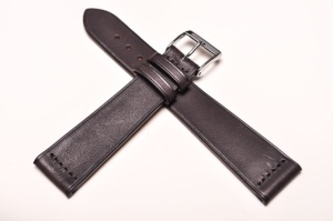 Pasek Fluco Paris 145M, Vintage, Skórzany, Brązowy ciemny, 21mm