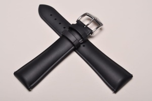 Pasek do zegarka Hirsch Urbane, Kauczuk, Czarny, 22mm