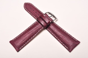 Pasek Bros 1231 - Modigliani, Skóra z warana, Bordowy, 20mm