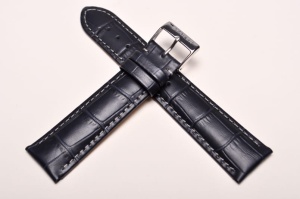 Pasek Stailer Original 9117, Skórzany, Granatowy, 22mm