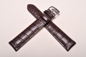 Pasek Bros 0998, Skóra naturalna, Ciemny brąz, 20mm, XL