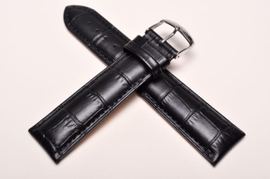 Pasek Stailer 2441 Comfort, Skórzany, Czarny, 22mm