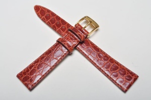 Pasek Bros 8469, Skóra naturalna, Brązowy, 12mm