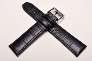 Pasek Stailer Endurance 6191, Silikon Skóra, Czarny, 20mm