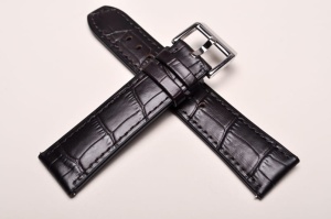 Pasek Stailer Endurance 6191, Silikon Skóra, Czarny, 22mm