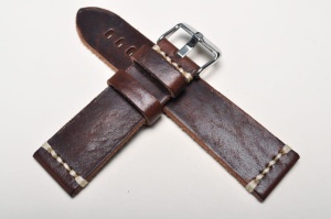 Pasek Campagnolo 444444, Skórzany, Ciemny brąz, 22mm