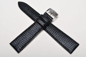 Pasek Bros 8917, Skóra naturalna, Czarny, 19mm
