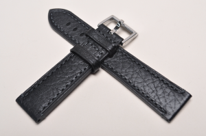 Pasek Stailer Aviator Liberty 5231, Skórzany, Czarny, 22mm