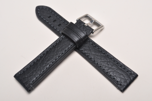 Pasek Stailer Aviator Liberty 5231, Skórzany, Czarny, 20mm