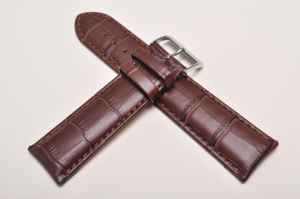 Pasek Stailer 2042, Skórzany, Brązowy, 22mm