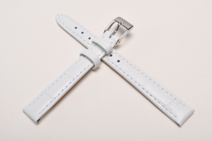 Pasek Stailer 2040, Skórzany, Biały, 12mm