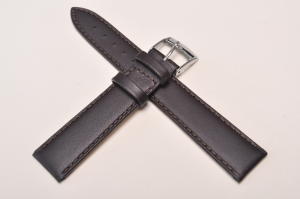 Pasek Bros 8541, Skóra naturalna, Ciemny brąz, 20mm