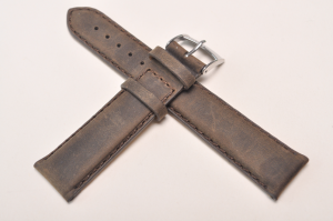 Pasek Bros 8785, Nubukowy, Zielony, 22mm