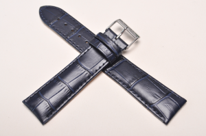 Pasek Stailer 1167, Skórzany, Granatowy, 20mm, XL