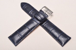 Pasek Stailer 1167, Skórzany, Granatowy, 20mm