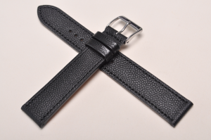 Pasek Fluco 125M Caviar, Skórzany, Czarny, 17mm 