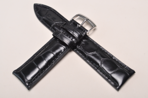 Pasek Campagnolo 002310, Wzór aligatora, Czarny, 22mm