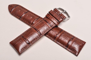 Pasek Stailer 2422 Comfort, Skórzany, Brązowy, 24mm