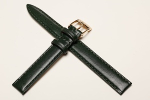 Pasek Bros 8653, Skóra naturalna, Zielony, 12mm