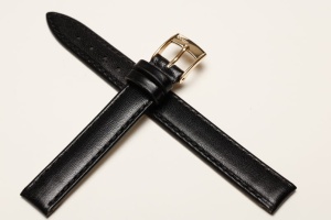 Pasek Bros 8653, Skóra naturalna, Czarny, 12mm