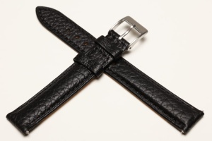 Pasek Classic,  Skóra naturalna, Czarny, 15mm