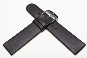 Pasek Happel Merano,  Skórzany, Ciemny brąz, 20mm, S