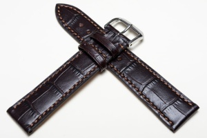 Pasek Happel Tampa,  Skórzany, Ciemny brąz, 20mm, M