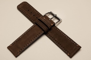 Pasek Morellato Coubert 6021, Skórzany, Ciemny brąz, 18mm