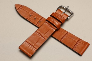Pasek Happel Charleston,  Skórzany, Brązowy, 18mm, S