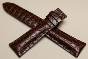 Pasek do zegarka Longines, Skórzany, Brązowy, 20mm