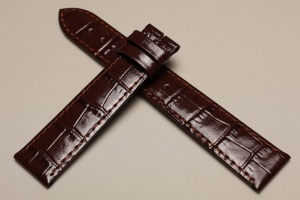 Pasek do zegarka Longines, Skórzany, Brązowy, 18mm