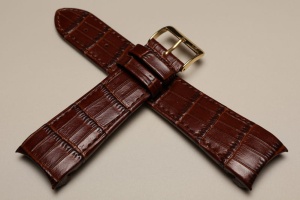 Pasek do zegarka Adriatica A8199, Skórzany, Brązowy, 24mm