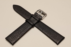 Pasek do zegarka Horido 082, Skórzany, Czarny, 18mm