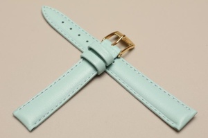 Pasek Bros 8757, Skóra naturalna, Pistacjowy, 12mm