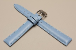 Pasek Bros 8757, Skóra naturalna, Niebieski, 12mm
