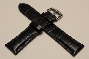 Pasek Stailer Classic 6101, Skórzany, Czarny, 20mm