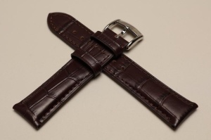 Pasek Stailer Classic 6102, Skórzany, Ciemny brąz, 22mm