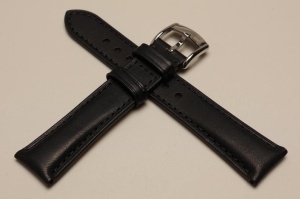 Pasek Stailer Classic 6111A, Skórzany, Czarny, 20mm