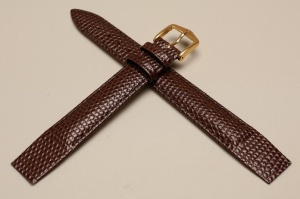 Pasek Hirsch Rainbow Open End, Skórzany, Ciemny brąz, 16mm